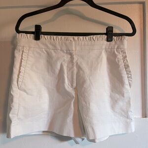 High waist ruffle J Crew shorts